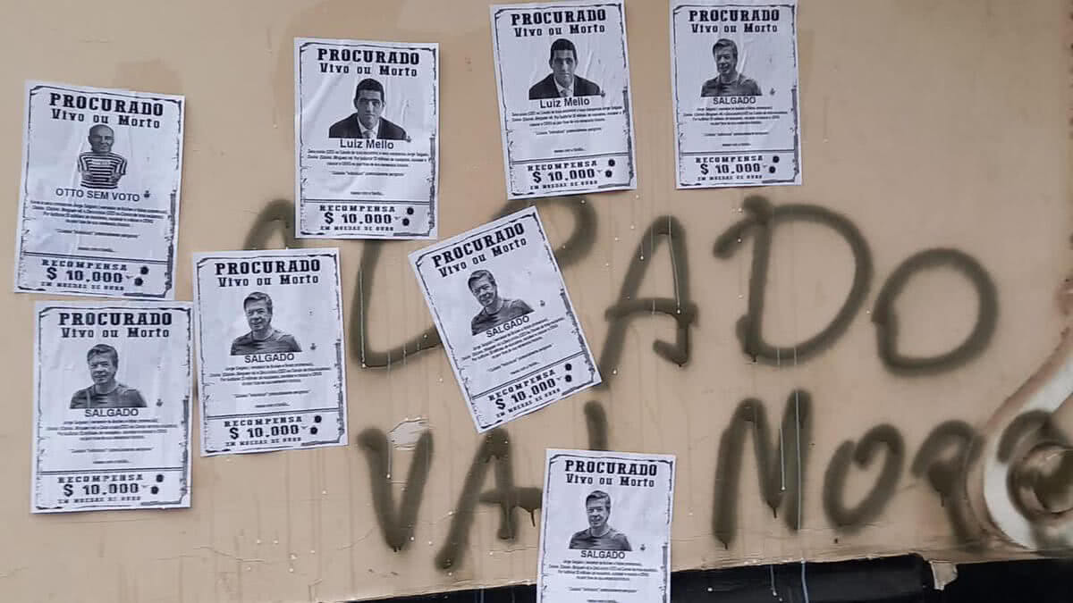 Ameaças a Salgado e dirigentes do Vasco