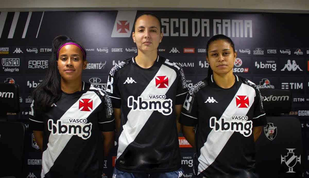 Milena, Camila e Carol são as novas atletas do Vasco