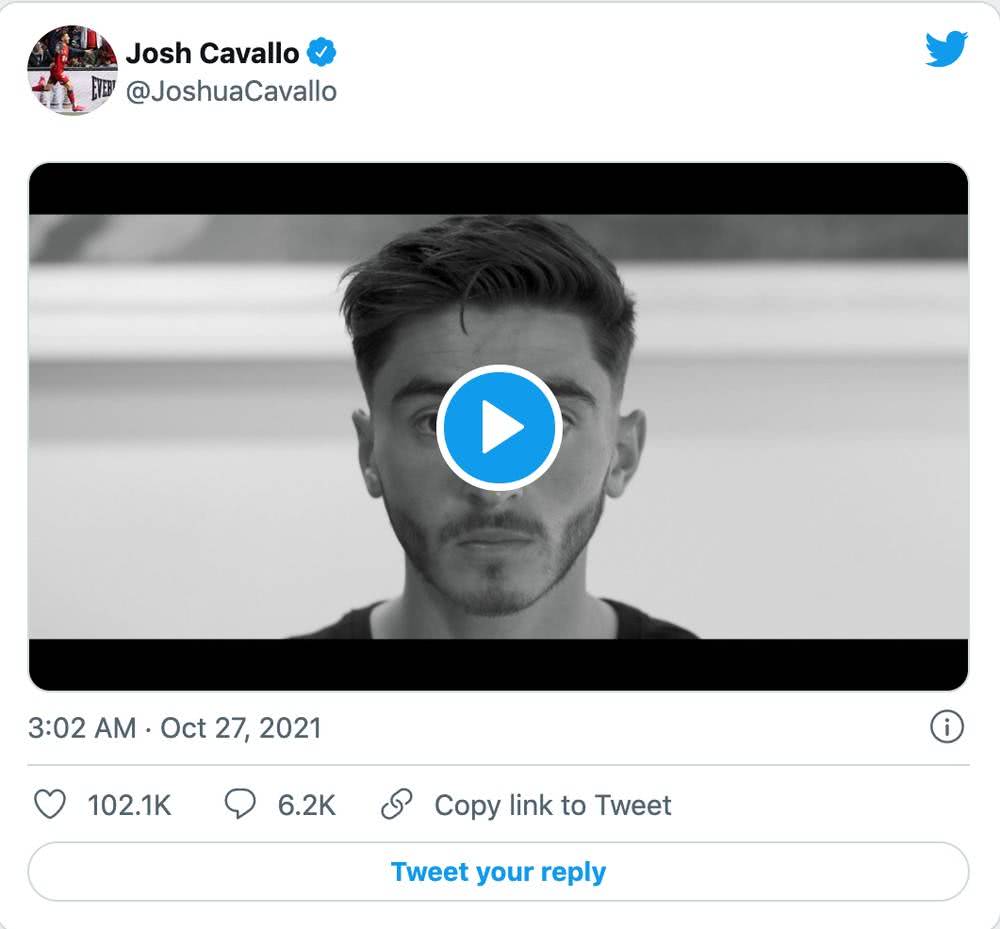 Josh Cavallo publica vídeo em que se declarou gay