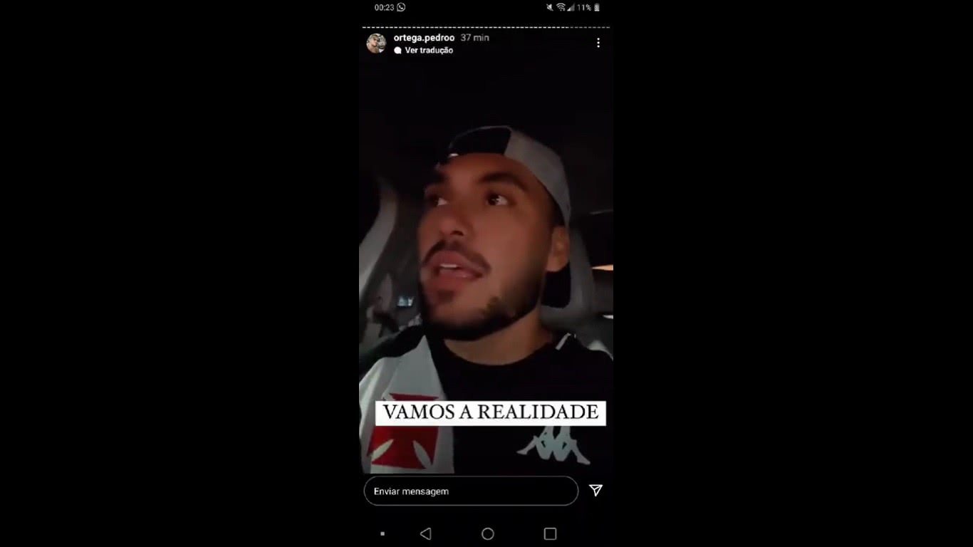 Pedro Ortega desabafa e revela conversas com o Vasco