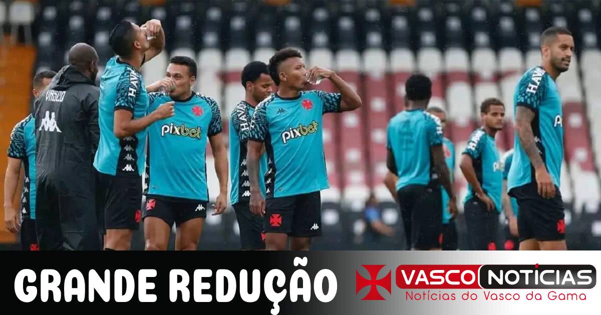 Vasco revela redução de folha salarial de R 10,7 milhões para R 6,2