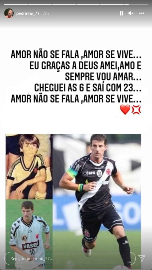 Pedrinho, ex-jogador do Vasco