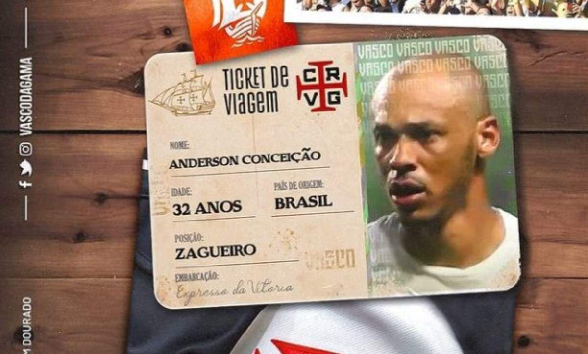 Anderson Conceição é o novo reforço do Vasco para 2022