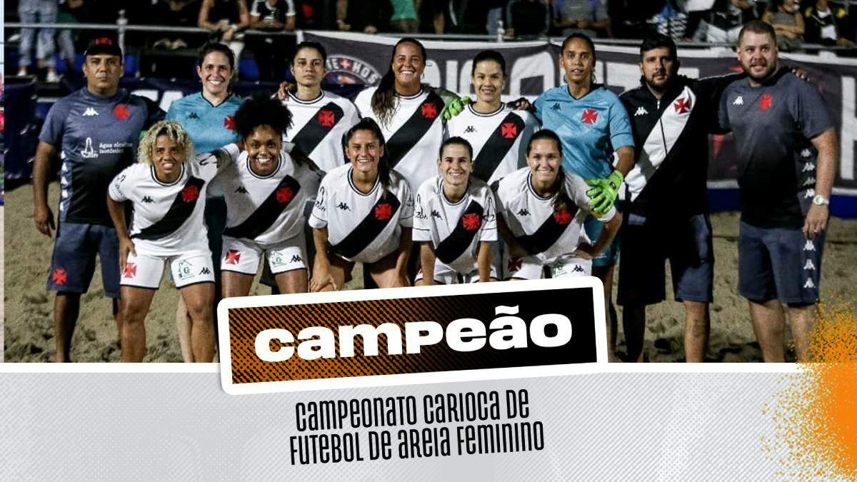 Vasco conquista o Carioca de Beach Soccer Feminino