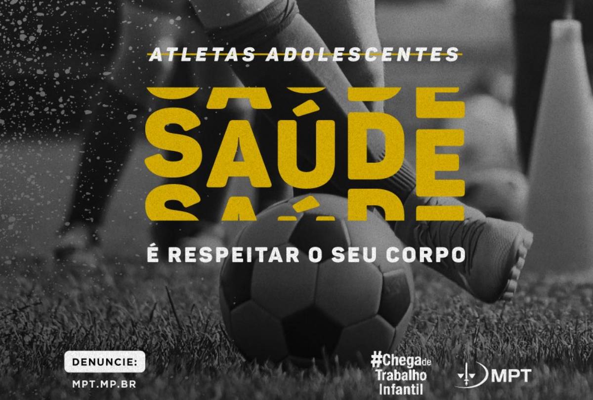 Vasco apoia campanha do MPT sobre jovens esportistas