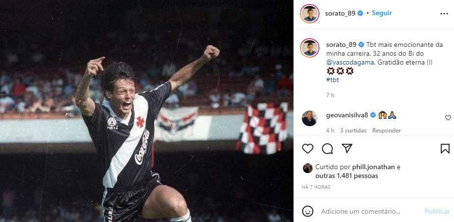 Sorato publicou sobre o título Brasileiro de 89