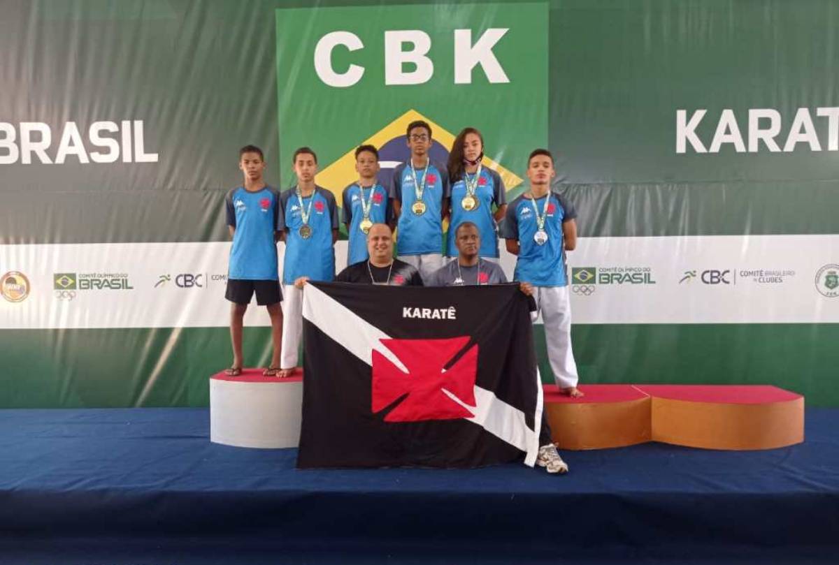 Vascaínos conquistam 7 medalhas no Brasileiro Sub-14