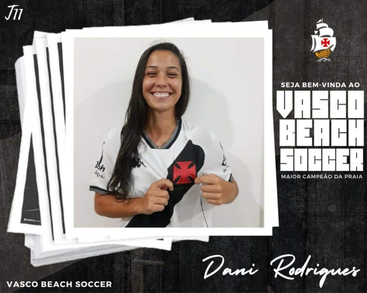 Dani Rodrigues, novo reforço do Vasco no Futebol de Areia