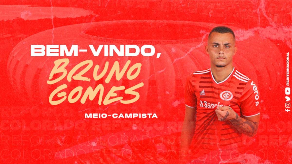Bruno Gomes foi anunciado pelo Internacional