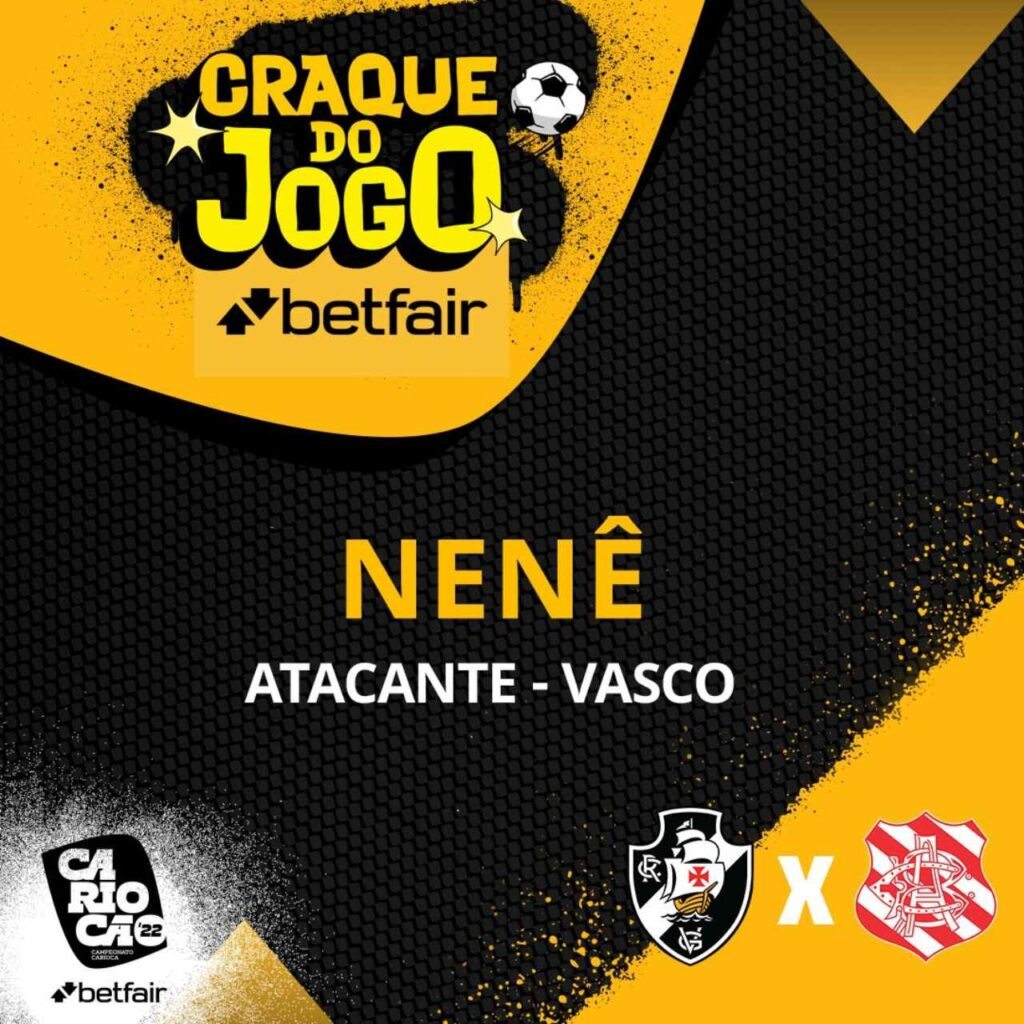 Nenê foi eleito Craque do Jogo contra o Bangu