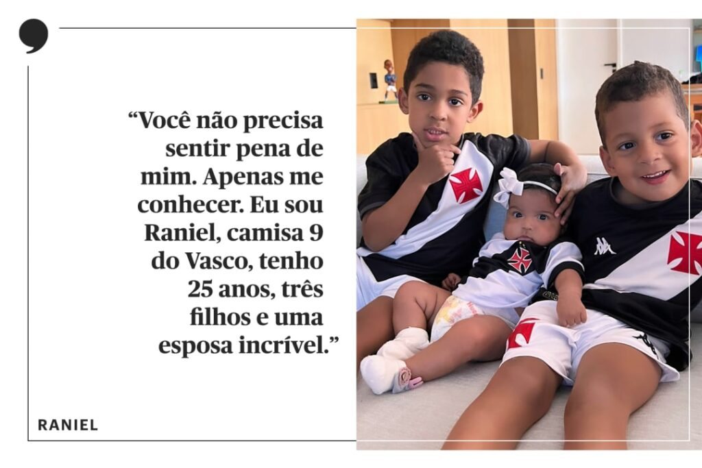 Raniel fala sobre esposa e filhos