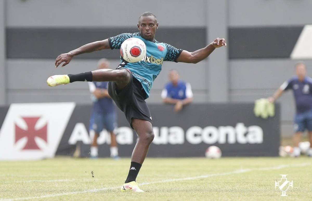 Ulisses em treino do Vasco