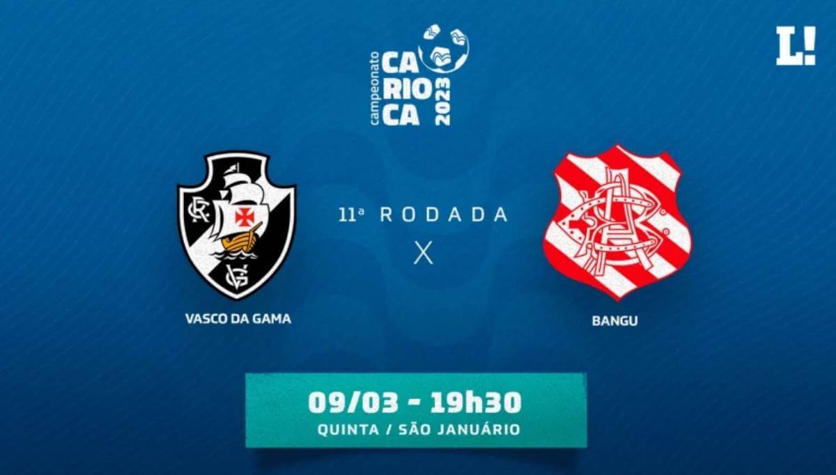 Vasco x Bangu pela 11ª rodada do Carioca
