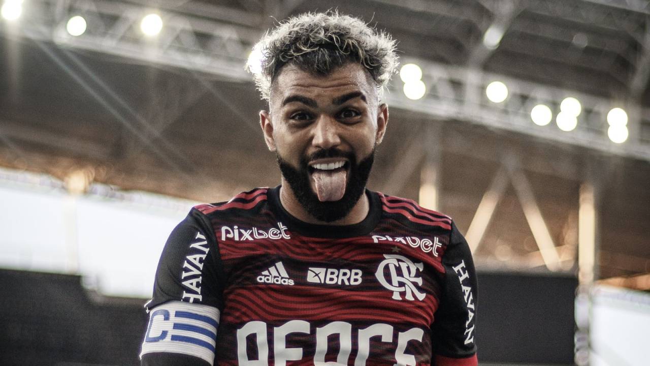 Gabigol ironizou os vascaínos mais uma vez