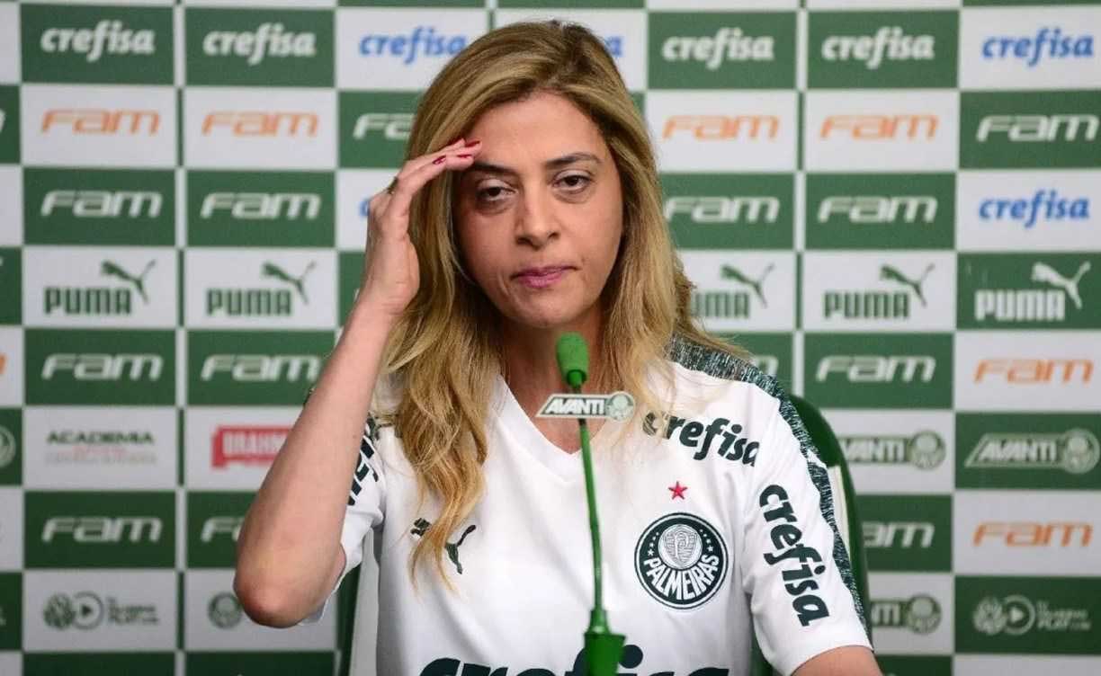 Leila Pereira, presidente do Palmeiras