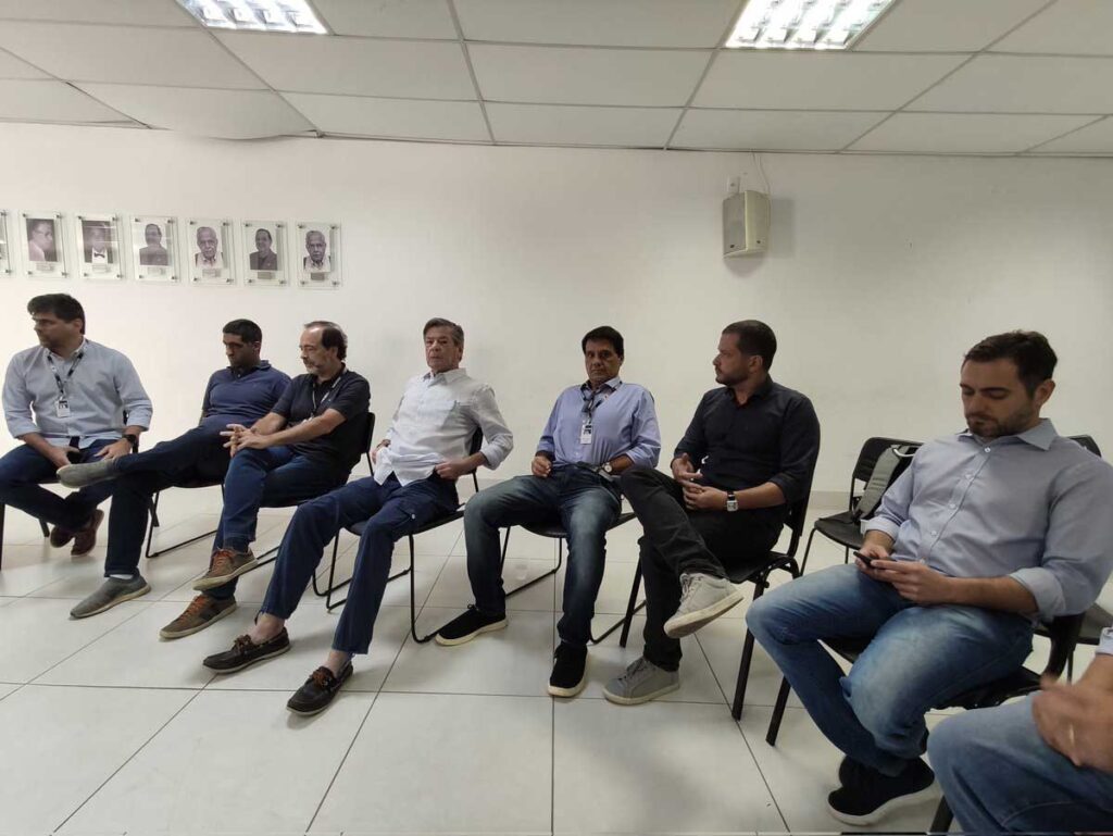 Reunião entre dirigentes do Vasco e jornalistas