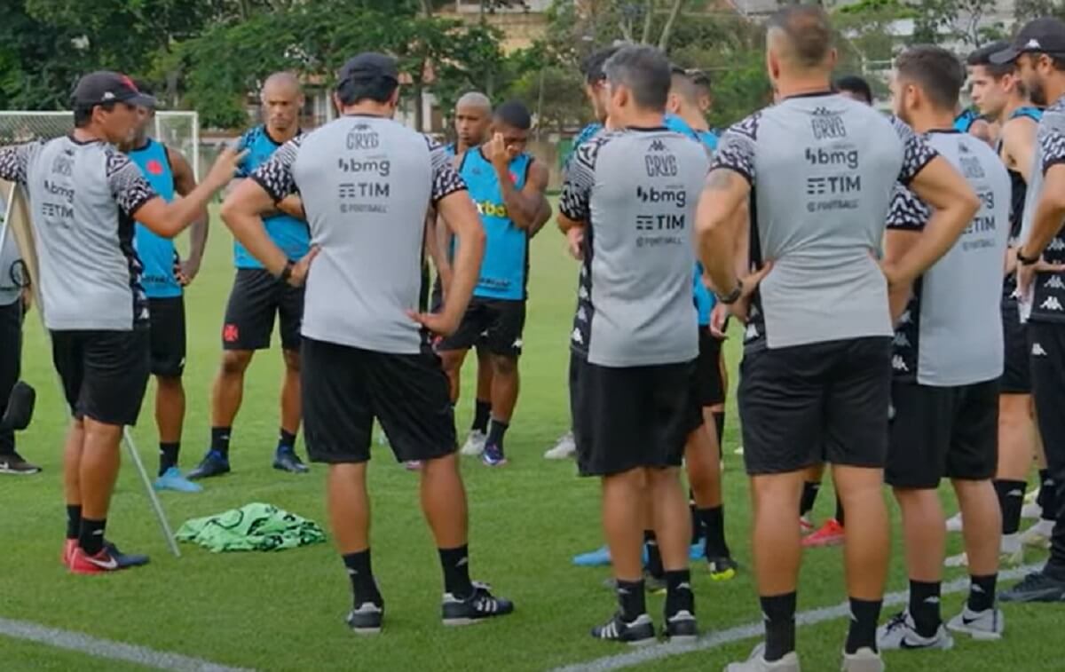 Treino do Vasco em Campinas em 01 de março de 2022