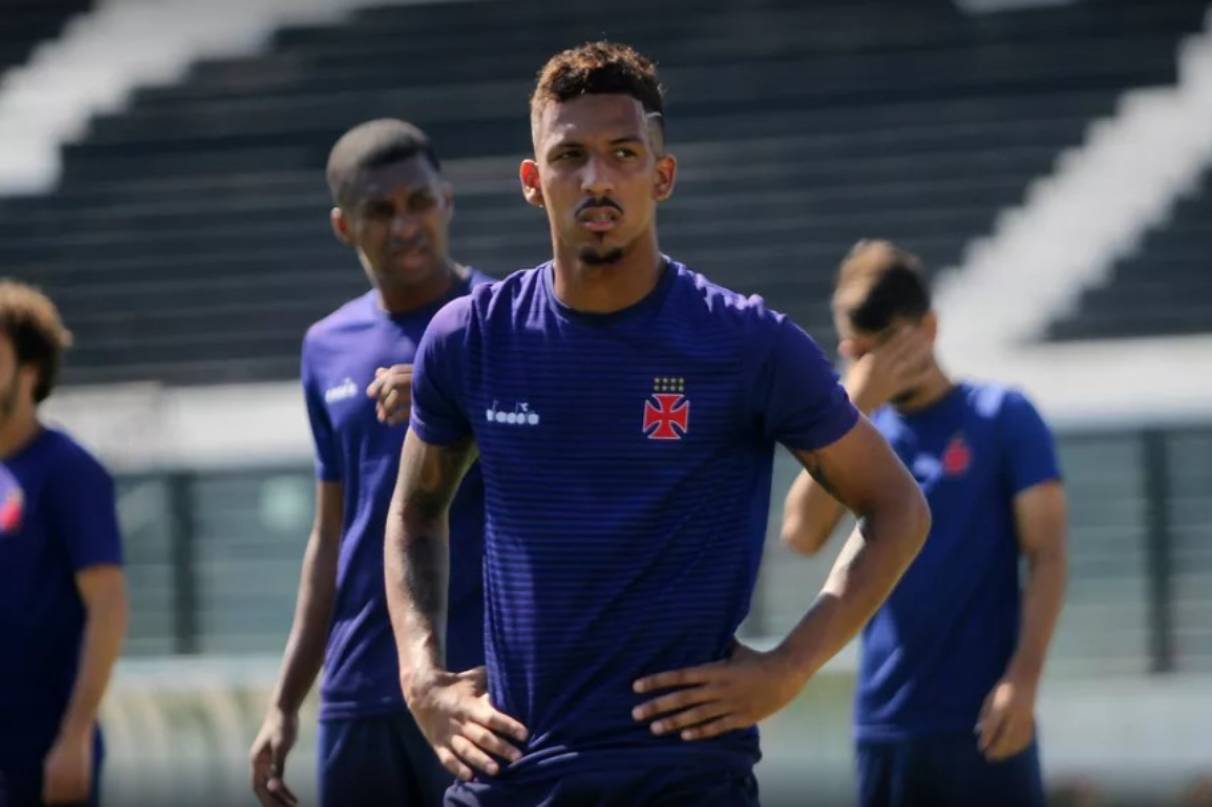 Caio Monteiro em treino pelo Vasco