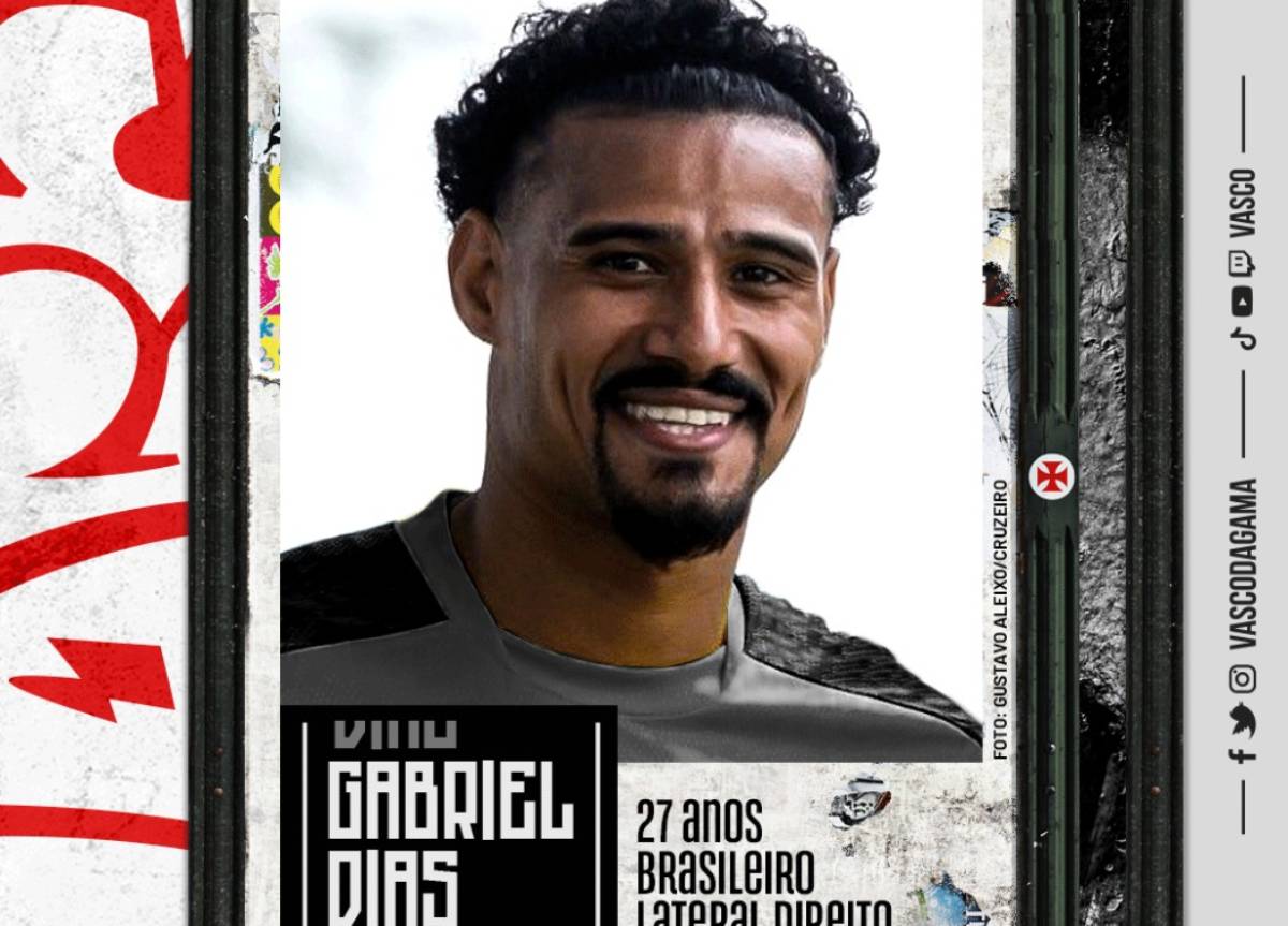 Gabriel Dias é o novo reforço do Vasco