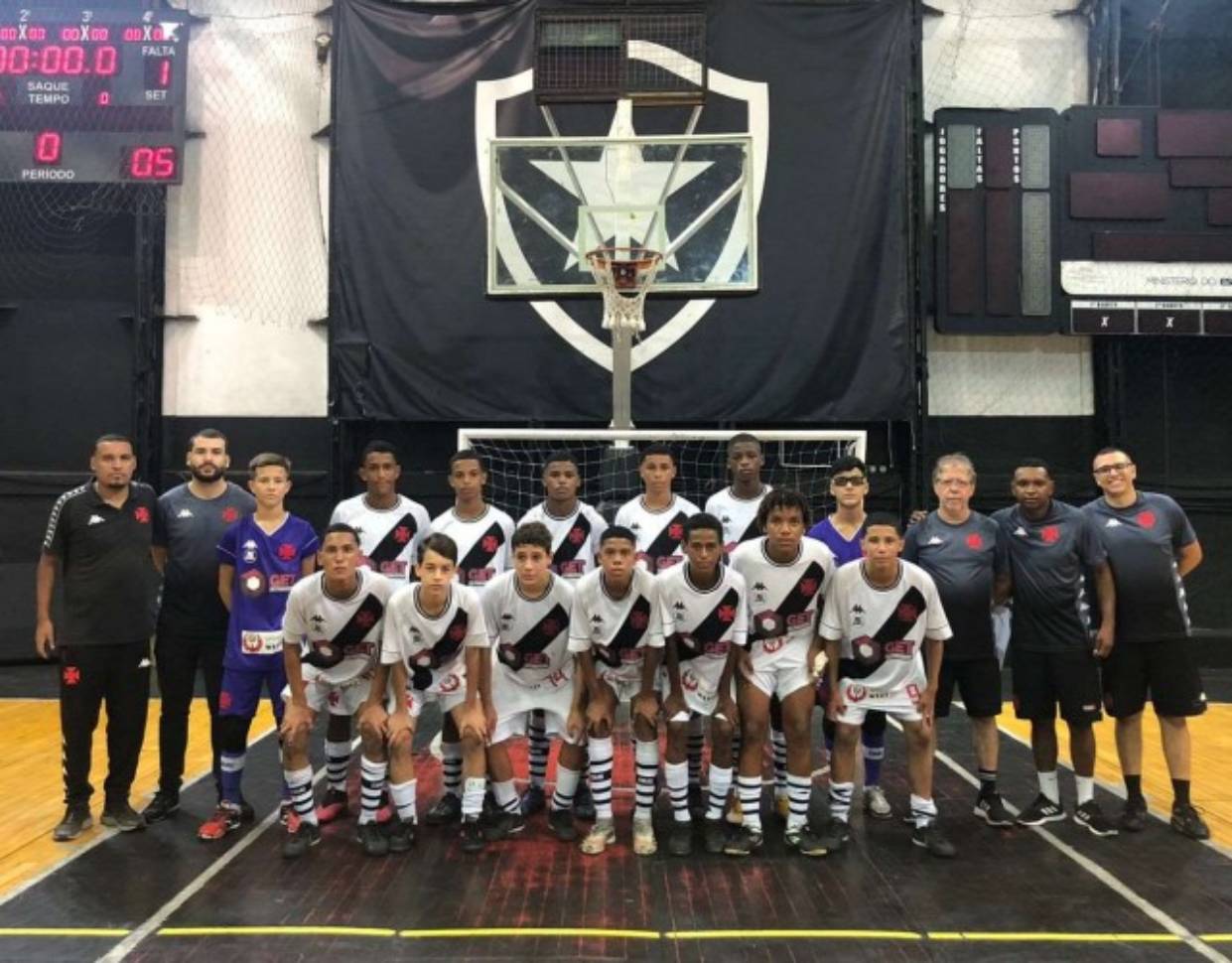 Vasco vence o Botafogo pelo Carioca de futsal Sub-14