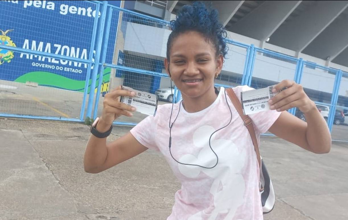 Anny garantiu o seu ingresso para Guarani x Vasco