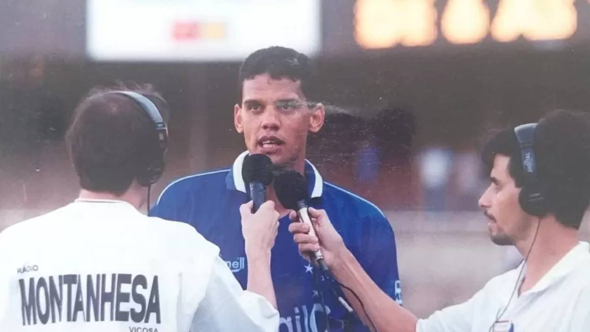 Jean Elias, quando defendia o Cruzeiro