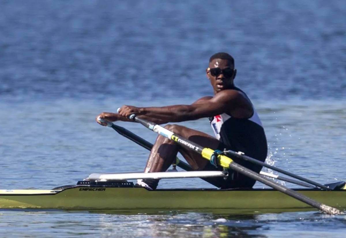 João Vinícius, atleta do remo do Vasco