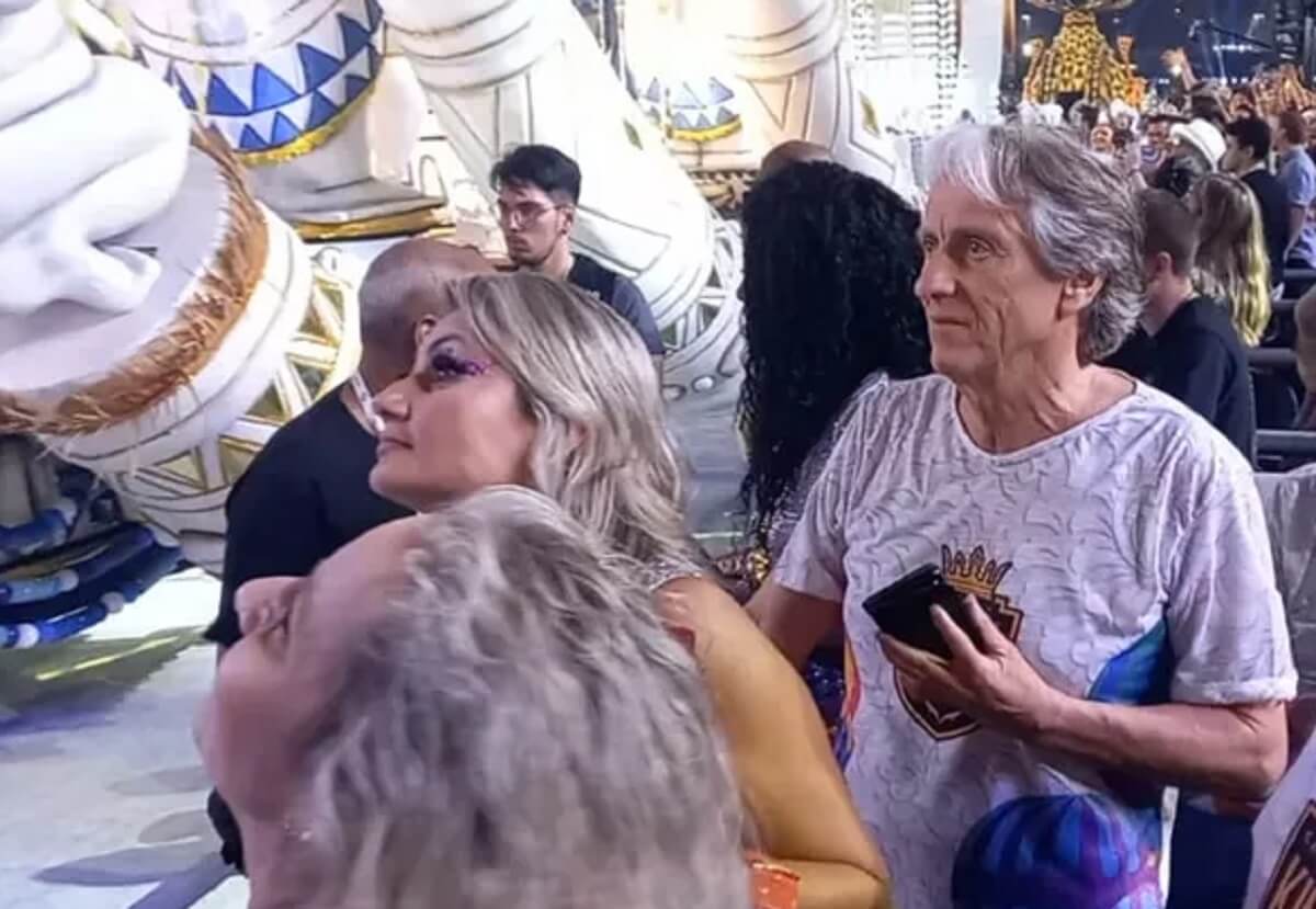 Jorge Jesus na Marquês de Sapucaí no Carnaval 2022