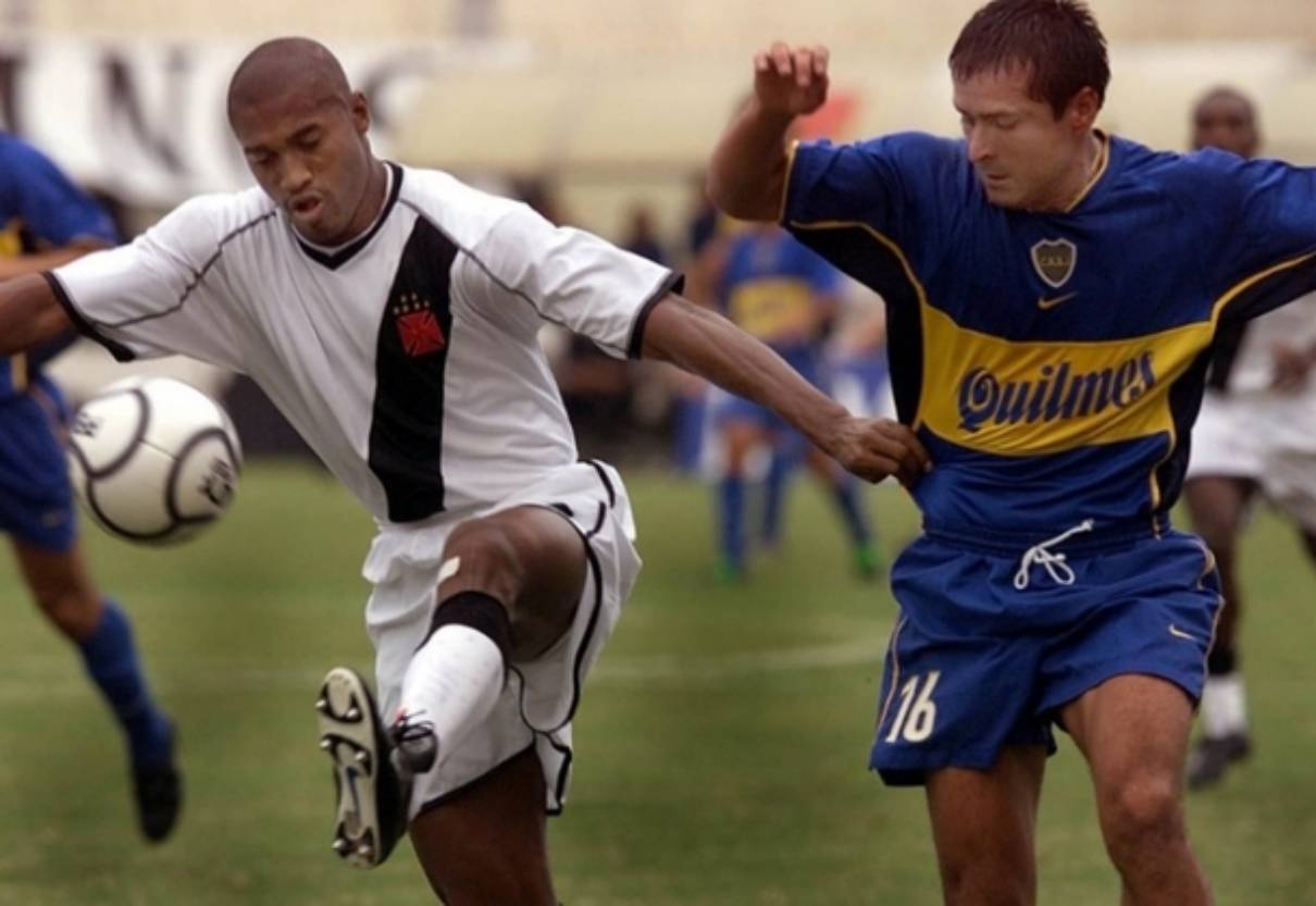 Vasco contra o Boca Juniors na Libertadores de 2001