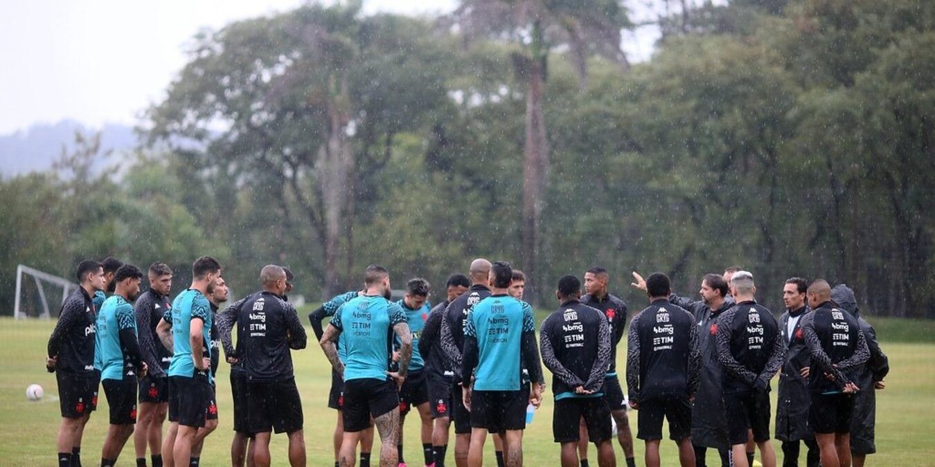 Treino do Vasco da Gama no Paraná