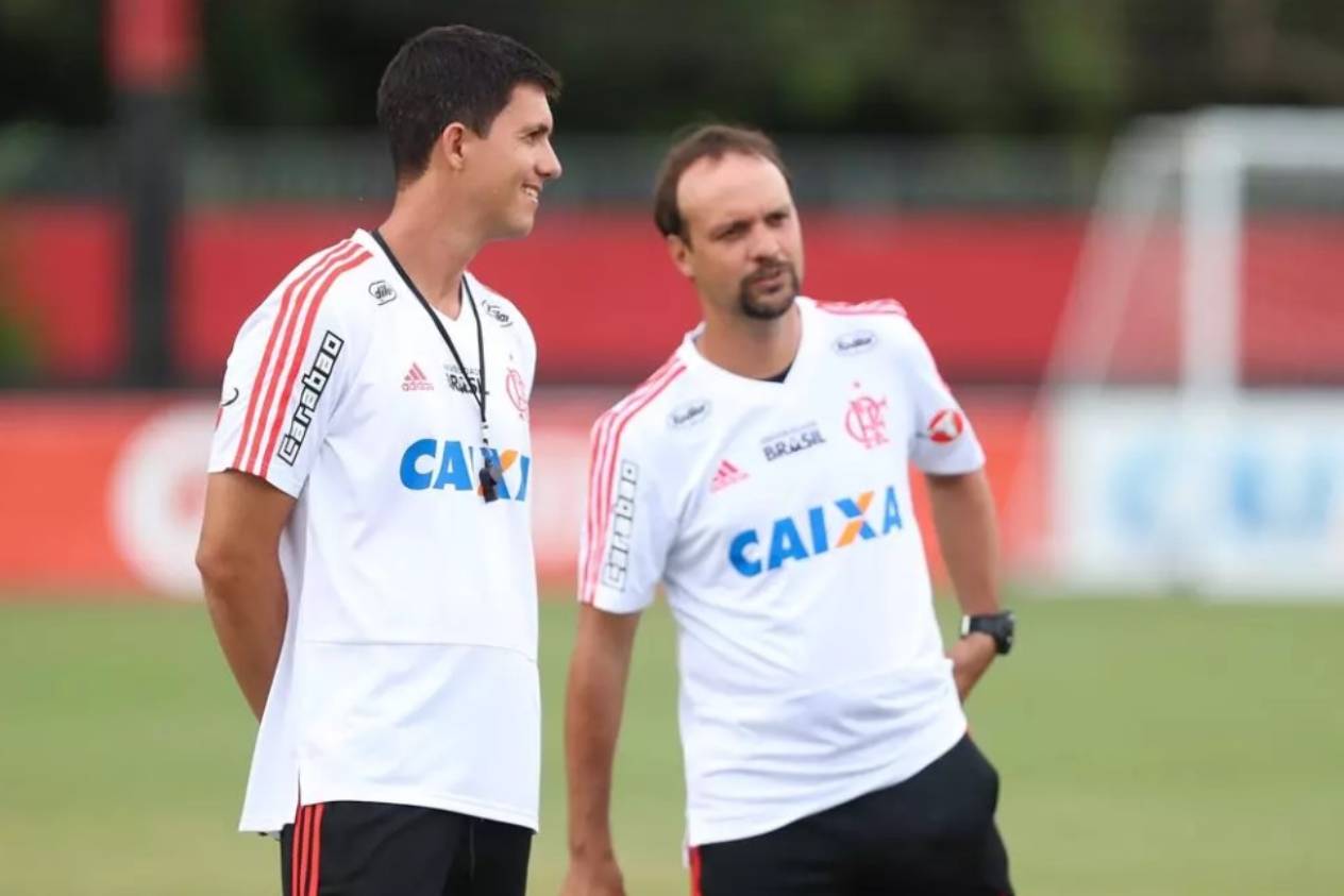 Barbieri e Souza nos tempos de Flamengo