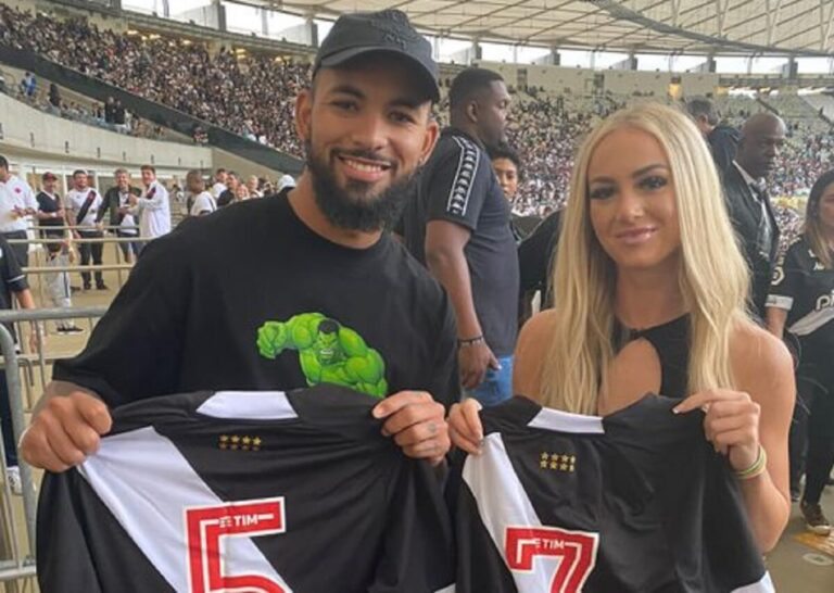 Douglas Luiz E Alisha Lehmann Assistem A Vasco X Cruzeiro No Maracanã ...