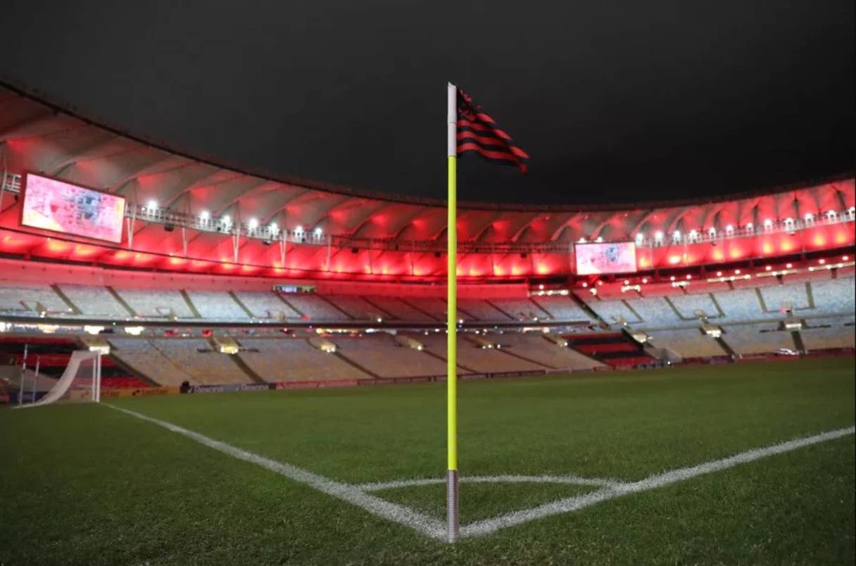 Maracanã decorado de Flamengo