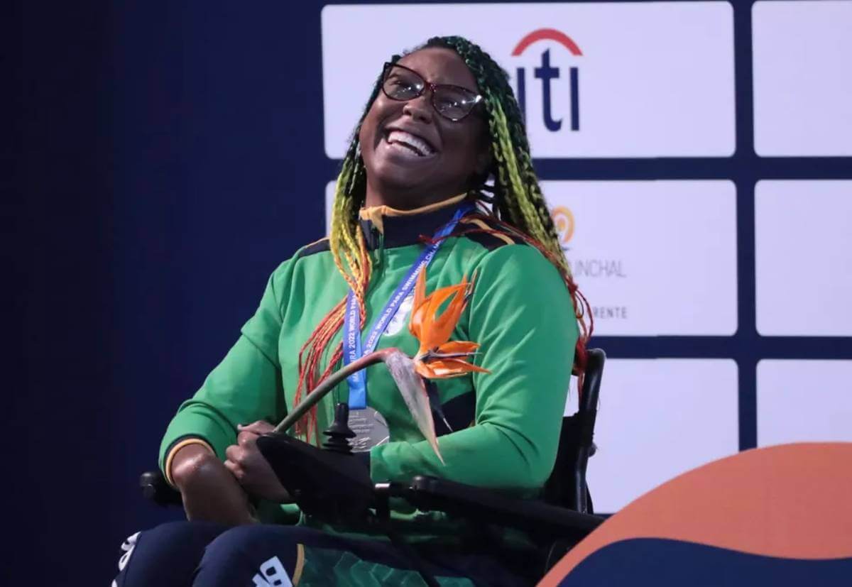 Lídia Cruz conquista o bronze no Mundial de Natação Paralímpica