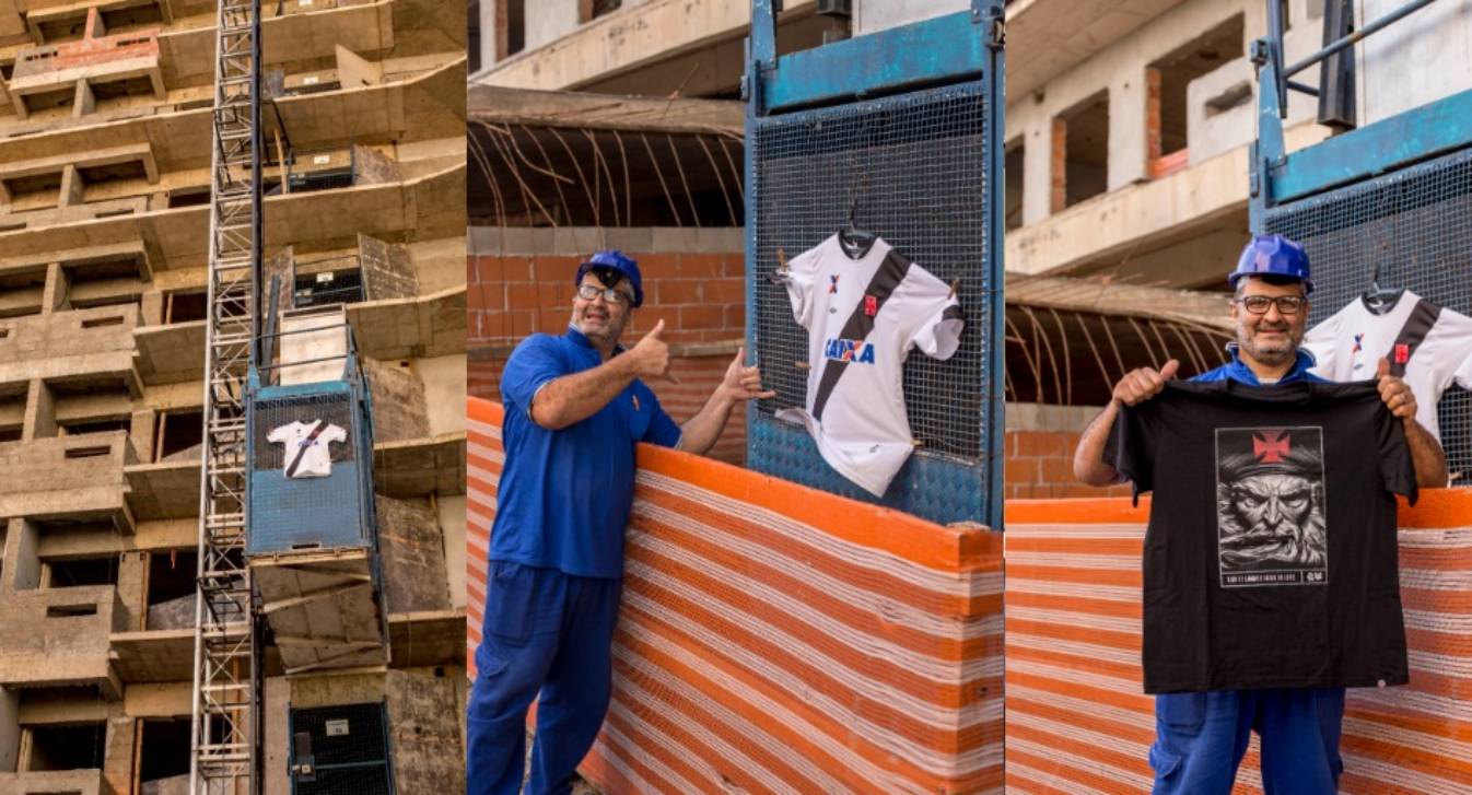 Vascaíno ganha presente do Vasco após homenagem