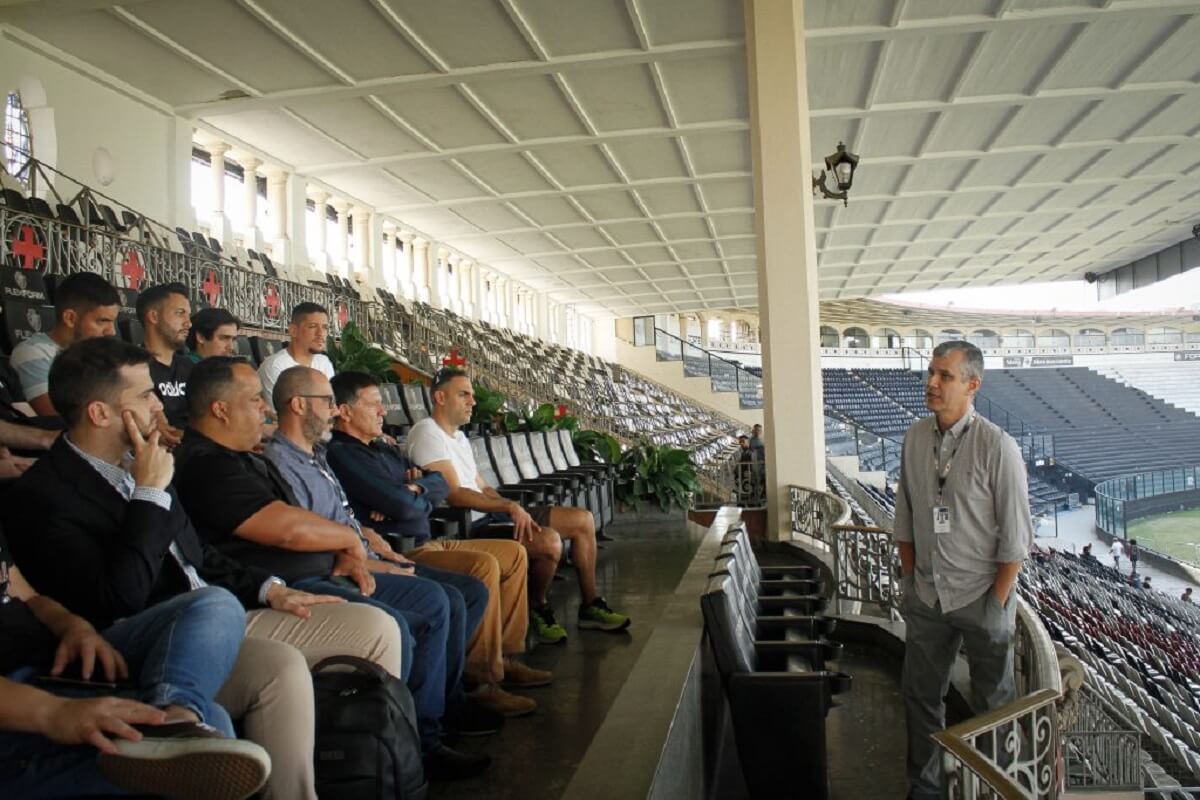 Alunos do curso de Gestão Esportiva da CBF em São Januário