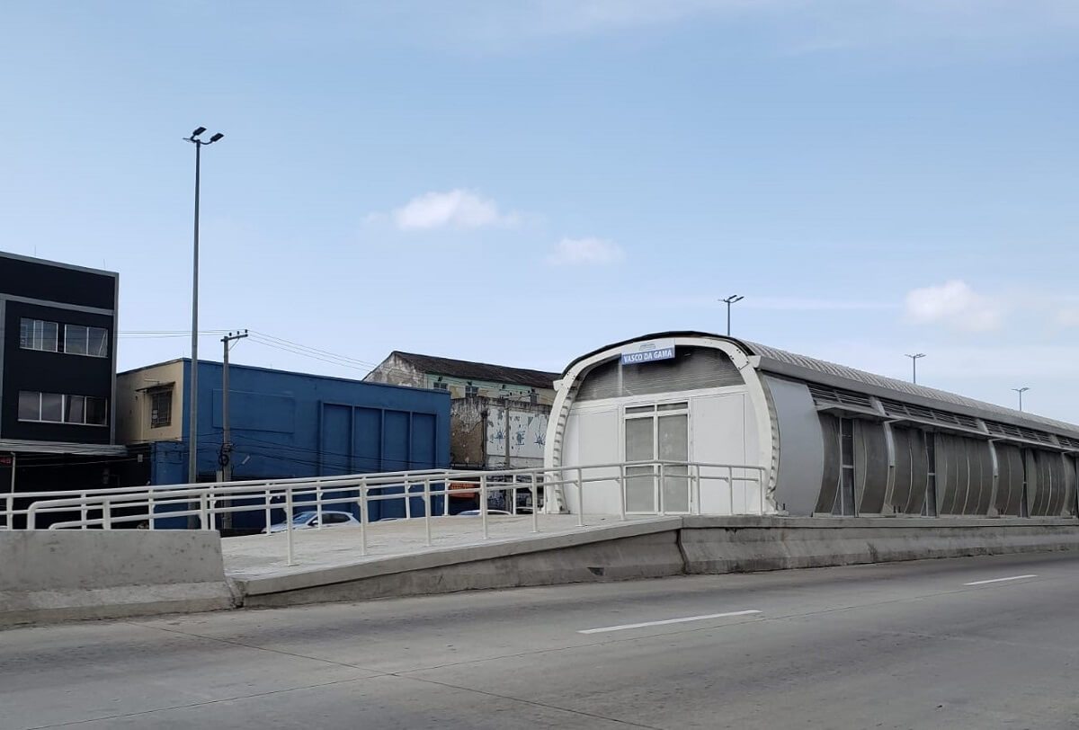 Estação ''Vasco da Gama'' do BRT Transbrasil