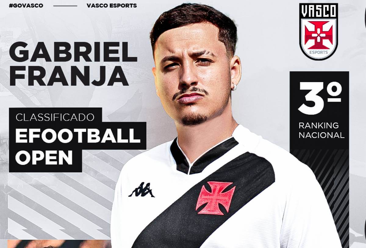 Atleta vascaíno, Gabriel Franja, se classifica para o eFootball Open –  Vasco da Gama