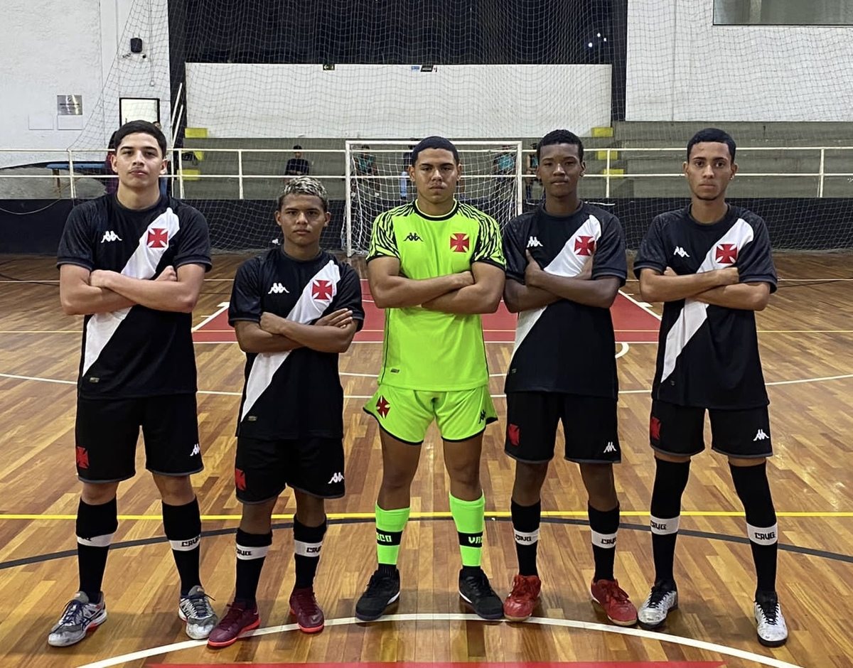 Jogadores do Vasco convocados para a Seleção Carioca Sub-17 de Futsal