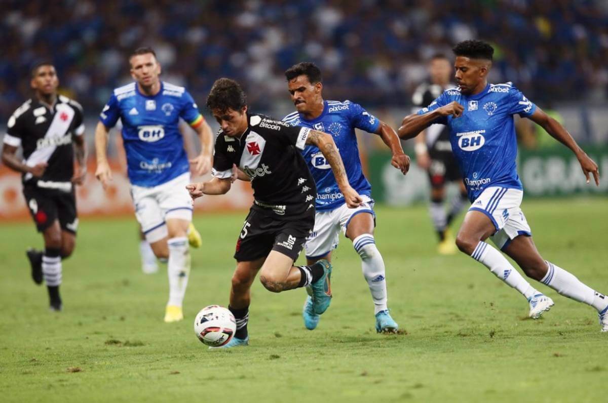 Marlon Gomes durante jogo contra o Cruzeiro