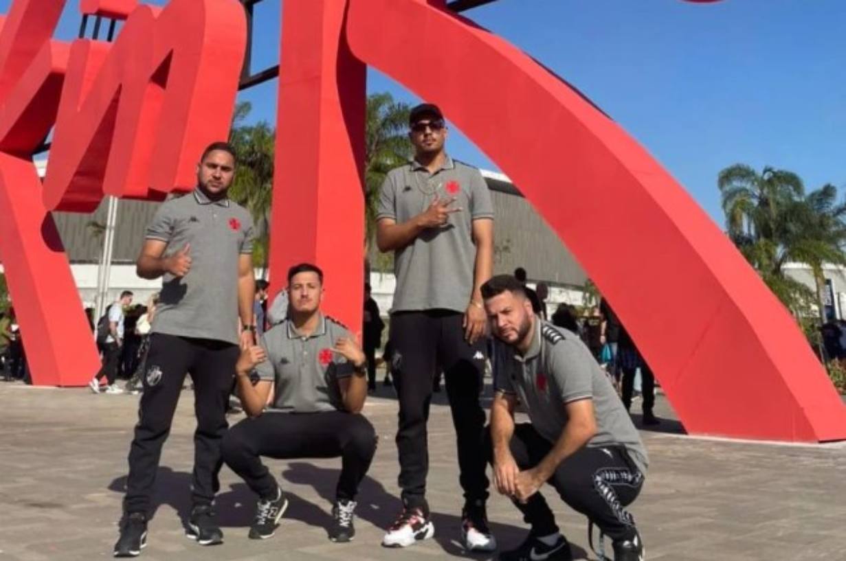 Equipe de e-Sports do Vasco na Cidade do Rock