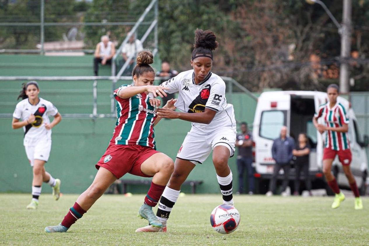 Vasco em jogo contra o Fluminense pelo Carioca Feminino Sub-20