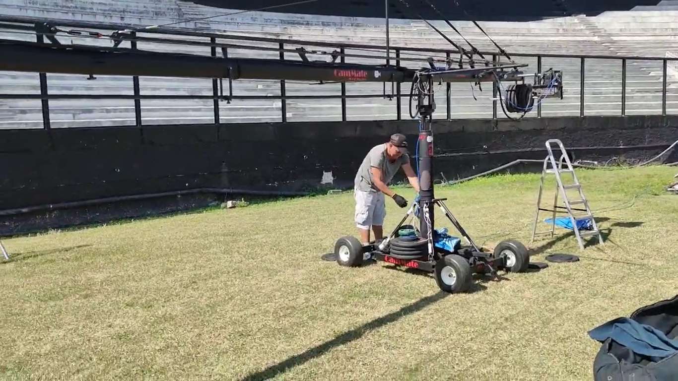 Câmera especial para o jogo contra o Sampaio Corrêa