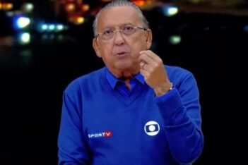 Galvão Bueno trabalha no Grupo Globo