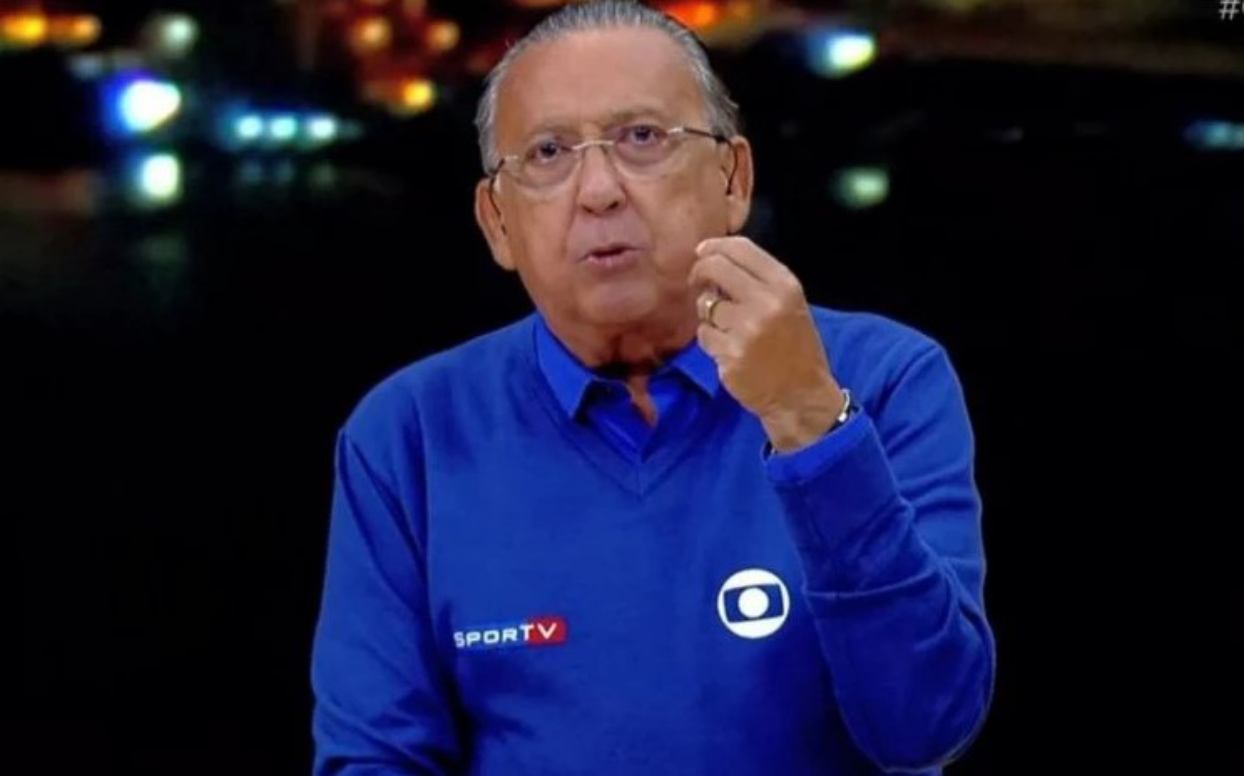 Galvão Bueno trabalha no Grupo Globo