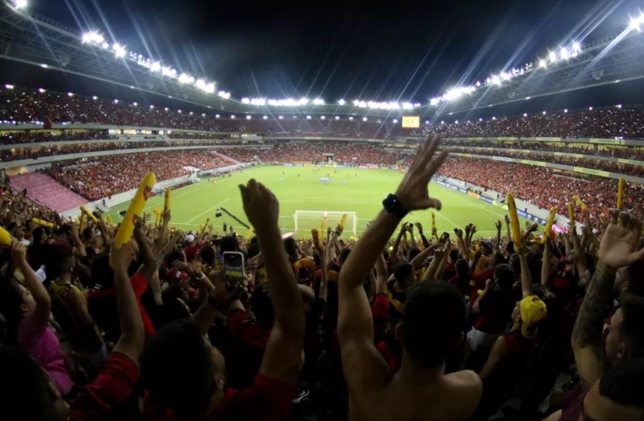 Torcida do Sport na Arena Pernambuco