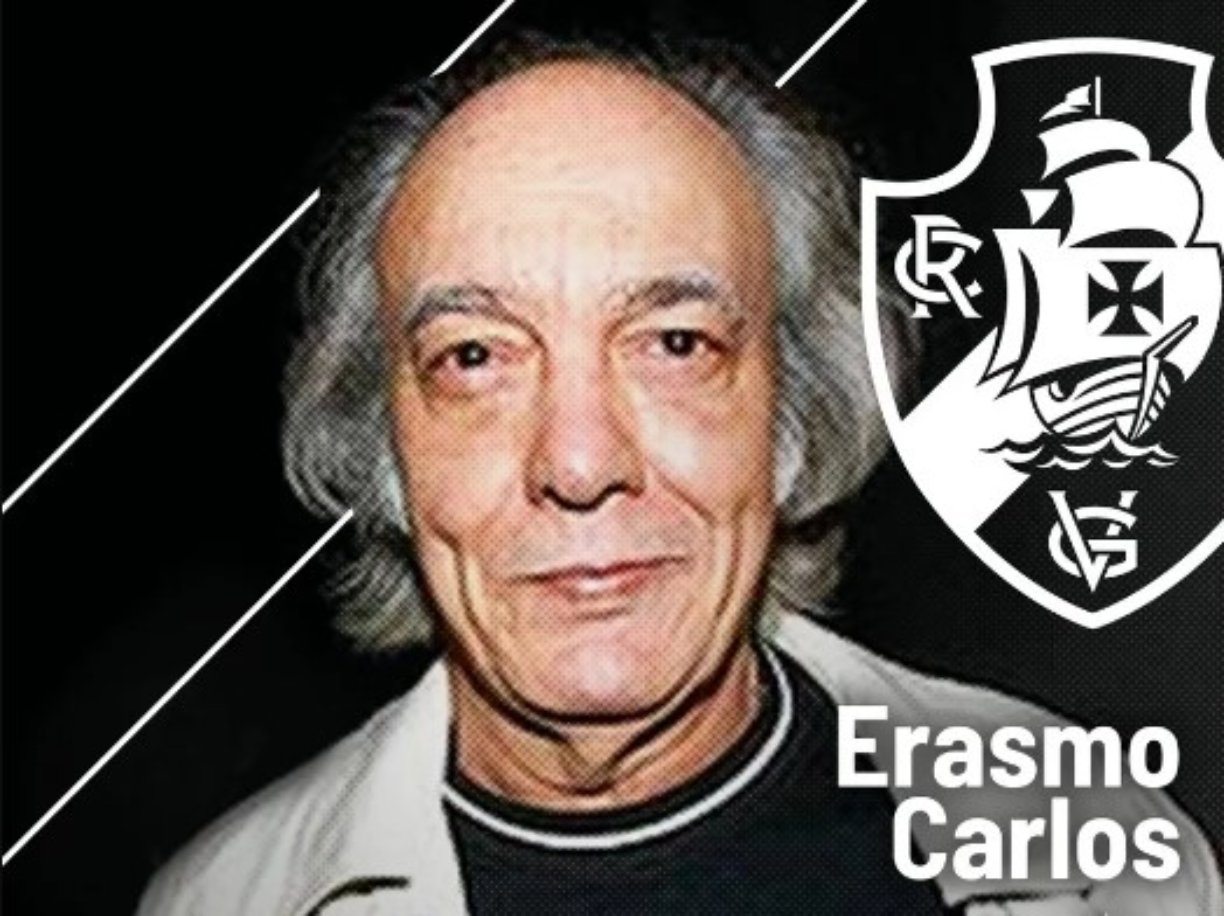 Vasco lamentou a morte de Erasmo Carlos