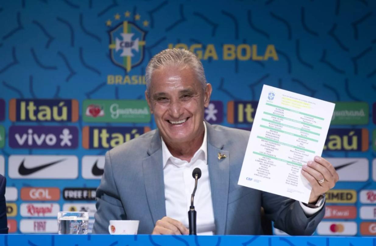 Tite anunciou os 26 convocados da Seleção Brasileira