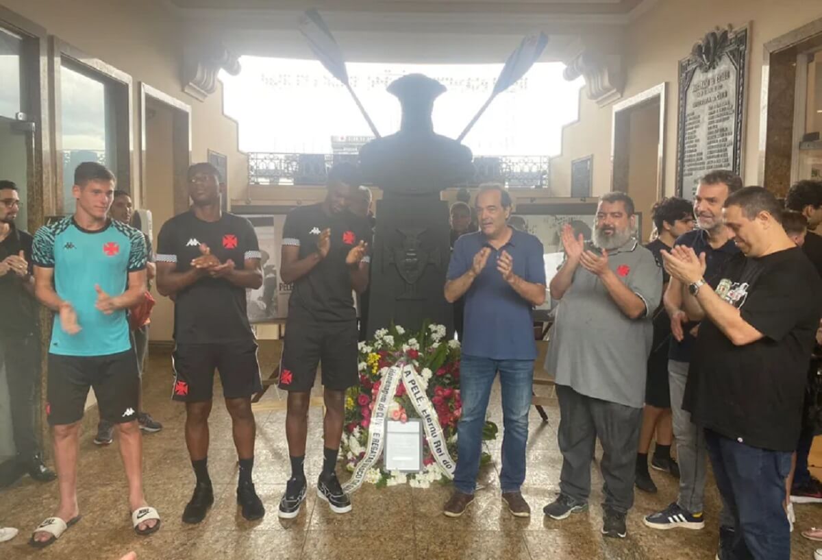 Homenagem do Vasco a Pelé em São Januário em 30 de dezembro de 2022