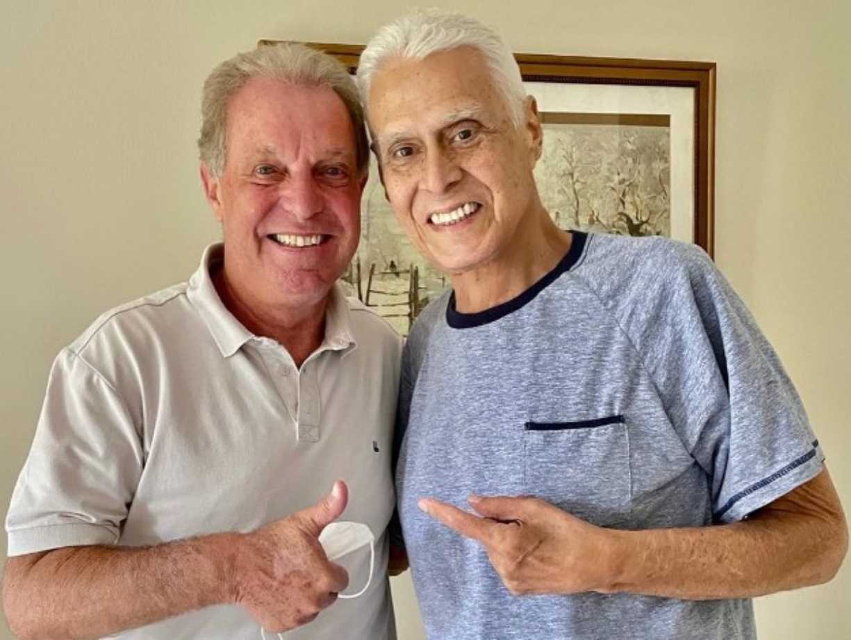 Pedrinho Vicençote e Roberto Dinamite